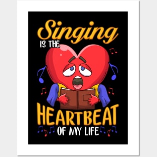 Singing The Heartbeat Of My Life| Chorus Teacher Gift Choir Posters and Art